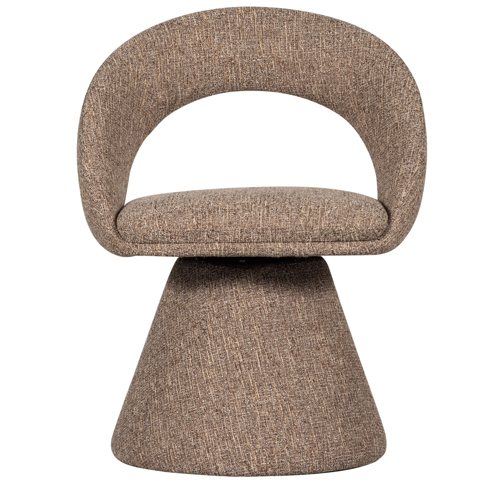 WINTER DRAAIBARE EETKAMERSTOEL NATUREL MELANGE