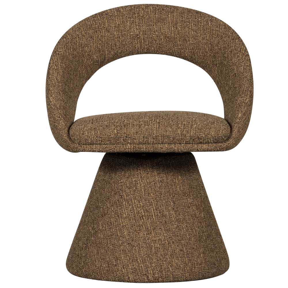 WINTER DRAAIBARE EETKAMERSTOEL ZAND MELANGE