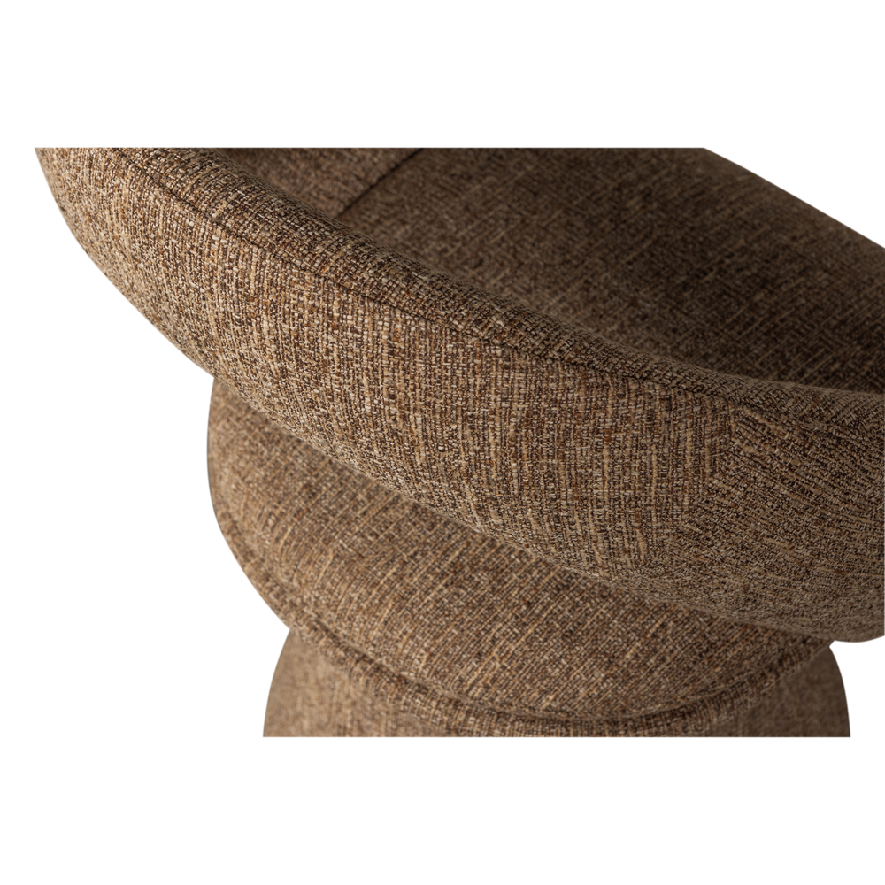 WINTER DRAAIBARE EETKAMERSTOEL ZAND MELANGE