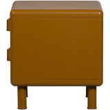 WOOOD - Rune ladekast/nachtkastje 2 lades metaal honinggeel