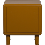 WOOOD - Rune ladekast/nachtkastje 2 lades metaal honinggeel