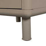 WOOOD - Rune ladekast/nachtkastje 2 lades metaal zand