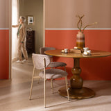 BLANCO EETTAFEL O120 CM MANGOHOUT HONINGGEEL