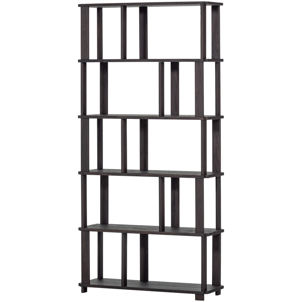 RISS BOEKENKAST EIKENHOUT MYSTIC BROWN 186X90 CM