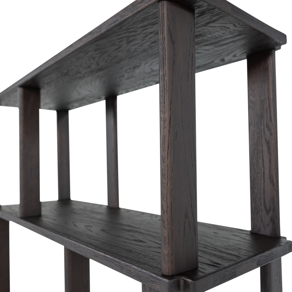 RISS BOEKENKAST EIKENHOUT MYSTIC BROWN 186X90 CM