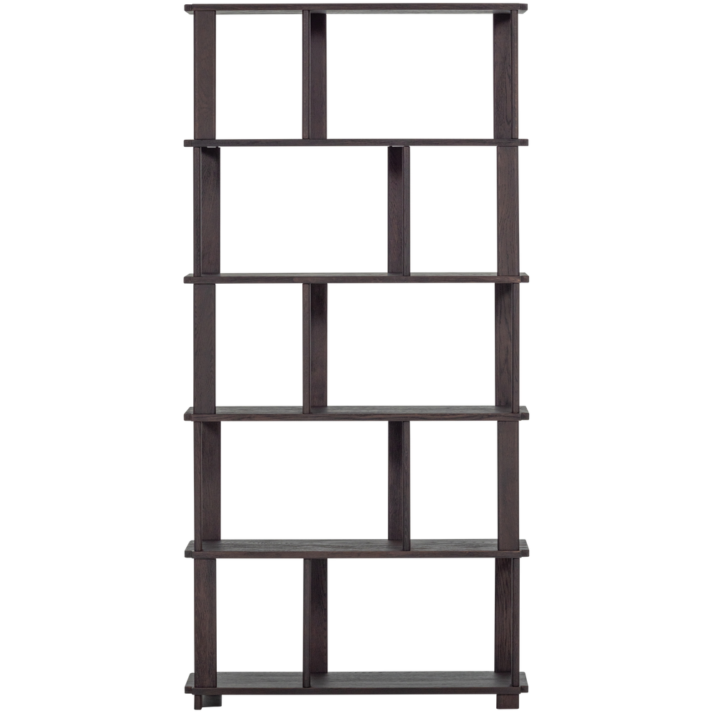 RISS BOEKENKAST EIKENHOUT MYSTIC BROWN 186X90 CM