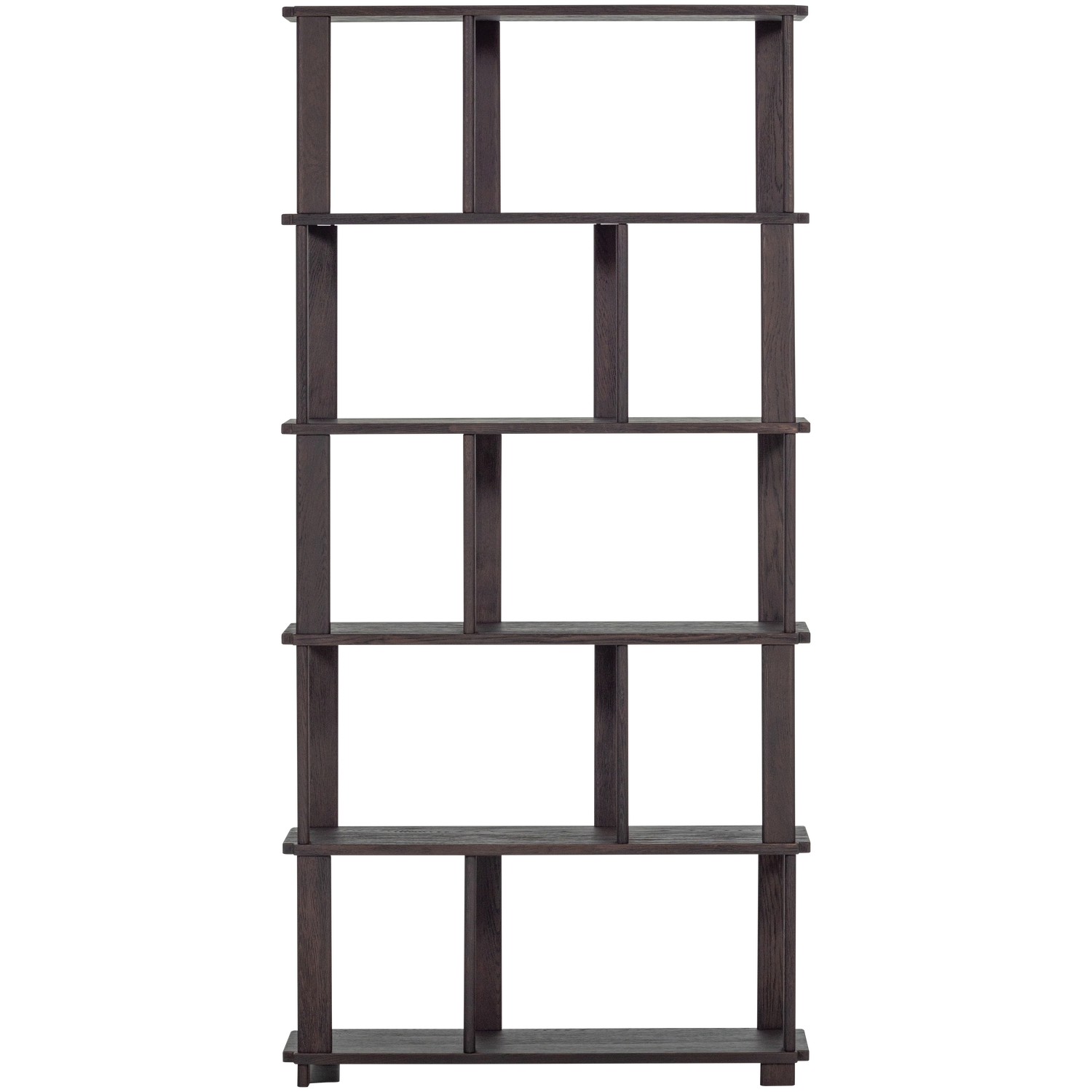 RISS BOEKENKAST EIKENHOUT MYSTIC BROWN 186X90 CM