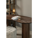 SUN ORGANISCHE SIDETABLE/BUREAU RECYCLED TEAK BRUIN