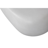 PEBBLE SALONTAFEL BETONLOOK WIT 28X100X43 CM