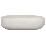 PEBBLE SALONTAFEL BETONLOOK WIT 28X100X43 CM