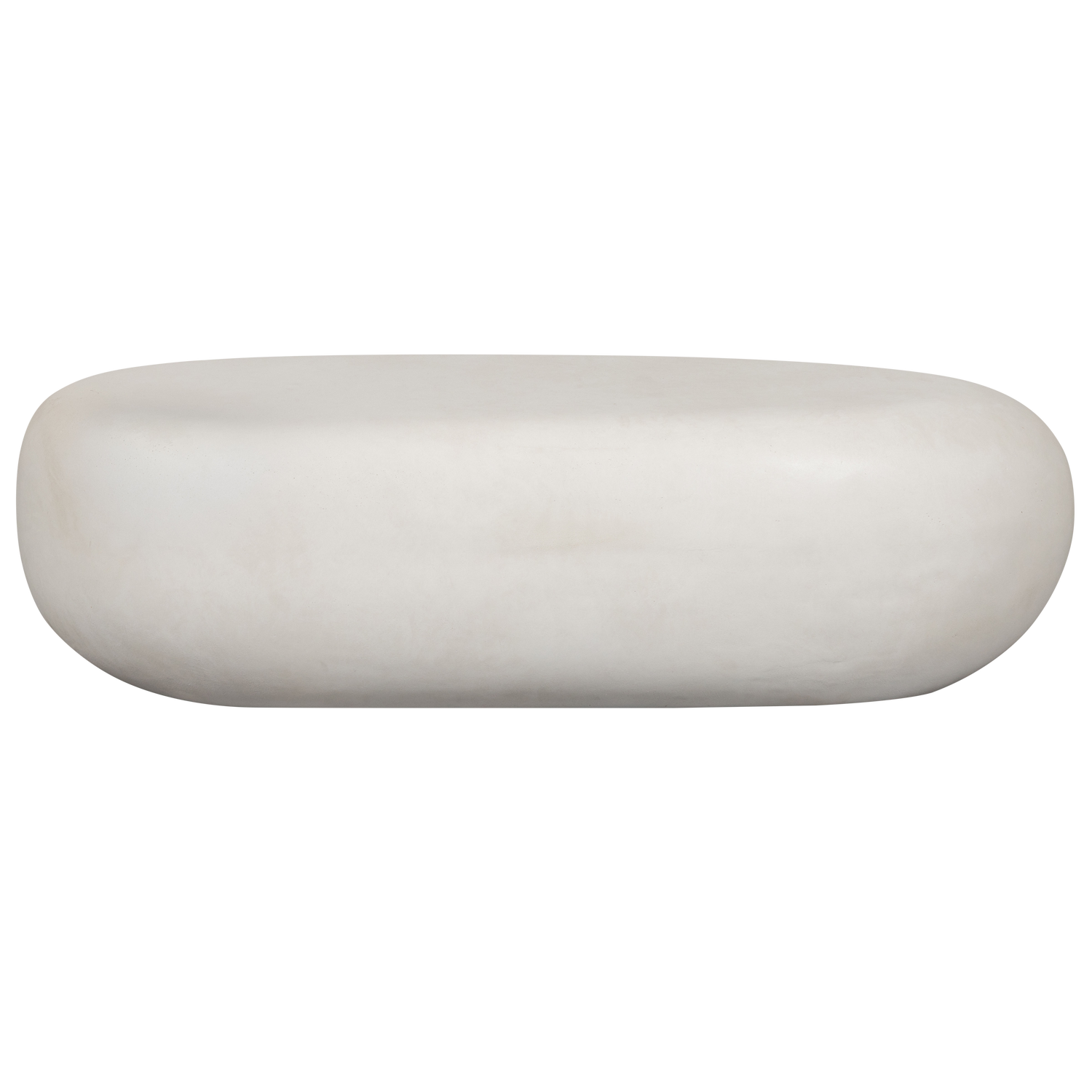 PEBBLE SALONTAFEL BETONLOOK WIT 28X100X43 CM