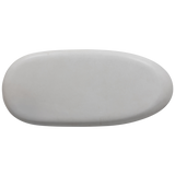 PEBBLE SALONTAFEL BETONLOOK WIT 28X100X43 CM