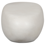 PEBBLE SALONTAFEL BETONLOOK WIT 28X100X43 CM