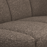 MOJO 2-ZITS BANKJE RECHTS BOUCLE BRUIN MELANGE