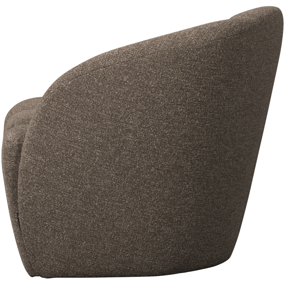 MOJO 2-ZITS BANKJE RECHTS BOUCLE BRUIN MELANGE