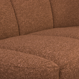 MOJO 2-ZITS BANKJE RECHTS BOUCLE ROESTBRUIN MELANGE