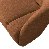 MOJO 2-ZITS BANKJE RECHTS BOUCLE ROESTBRUIN MELANGE