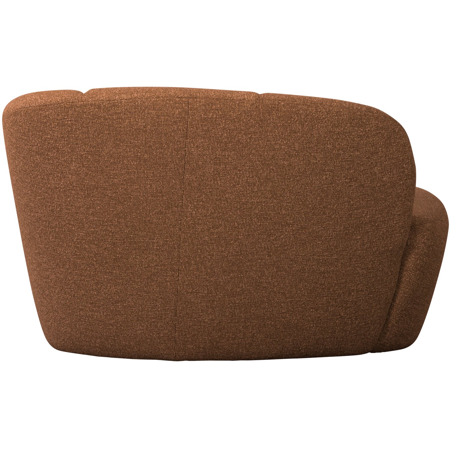 MOJO 2-ZITS BANKJE RECHTS BOUCLE ROESTBRUIN MELANGE