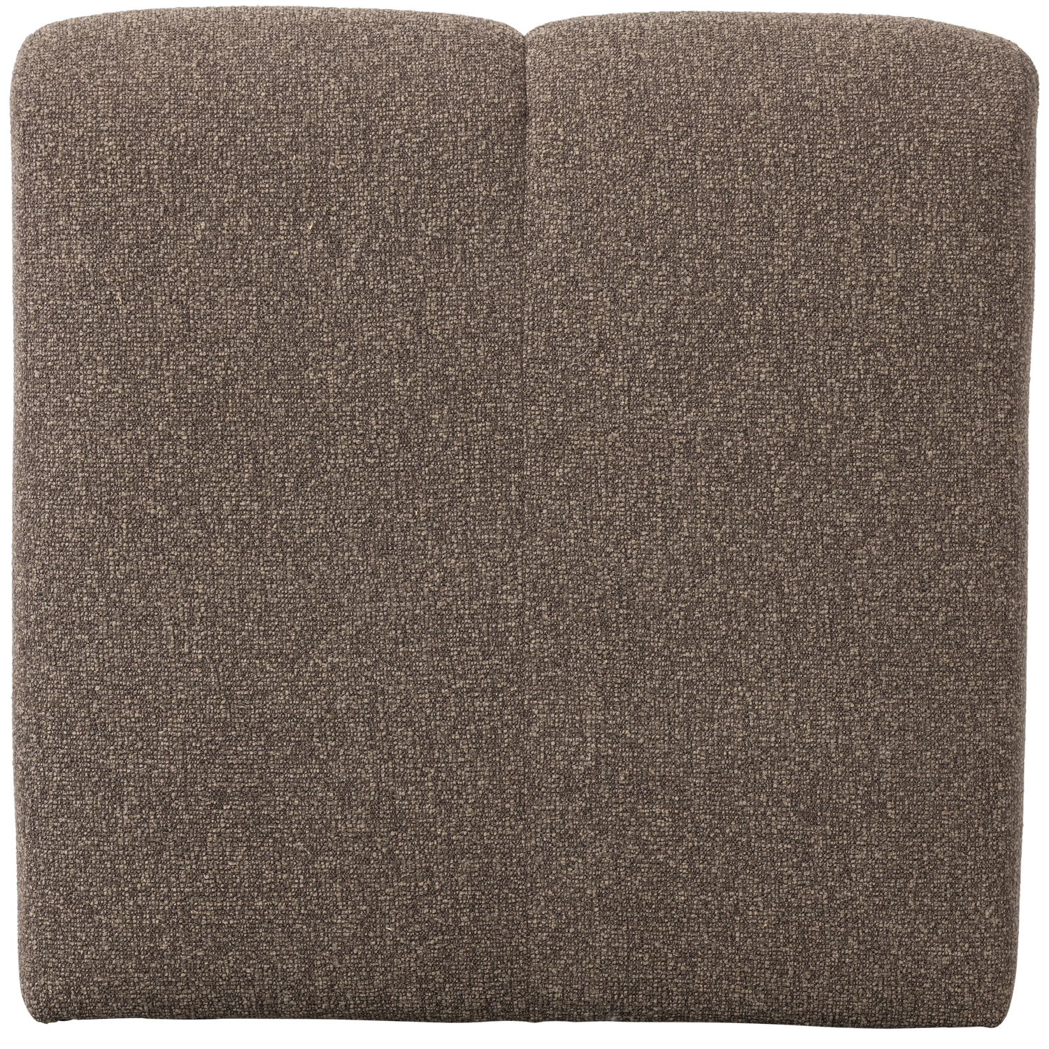 MOJO EETBANK 84 CM MET RUGLEUNING BOUCLE BRUIN MELANGE