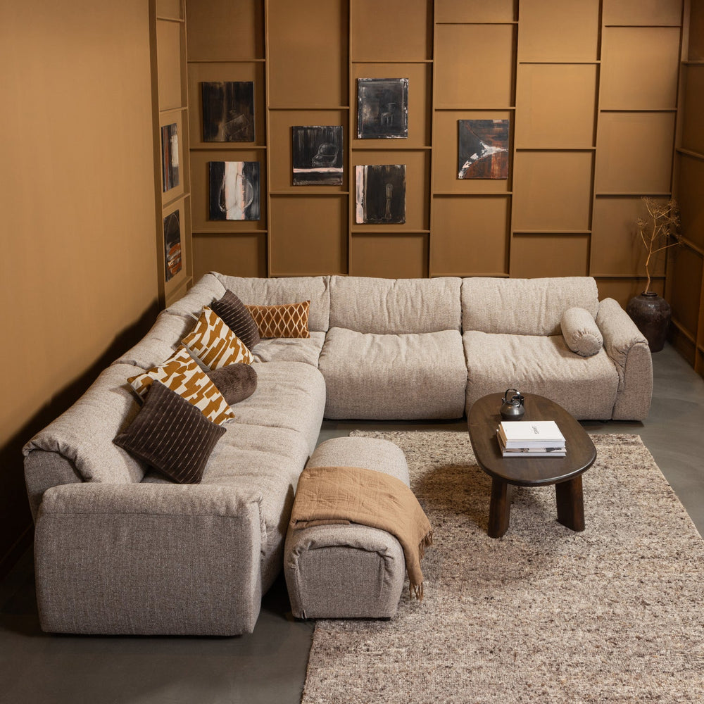 ROUNDLY SALONTAFEL MANGOHOUT DONKERBRUIN