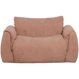 BAGGY LOVESEAT GEWEVEN CHENILLE OUD ROZE