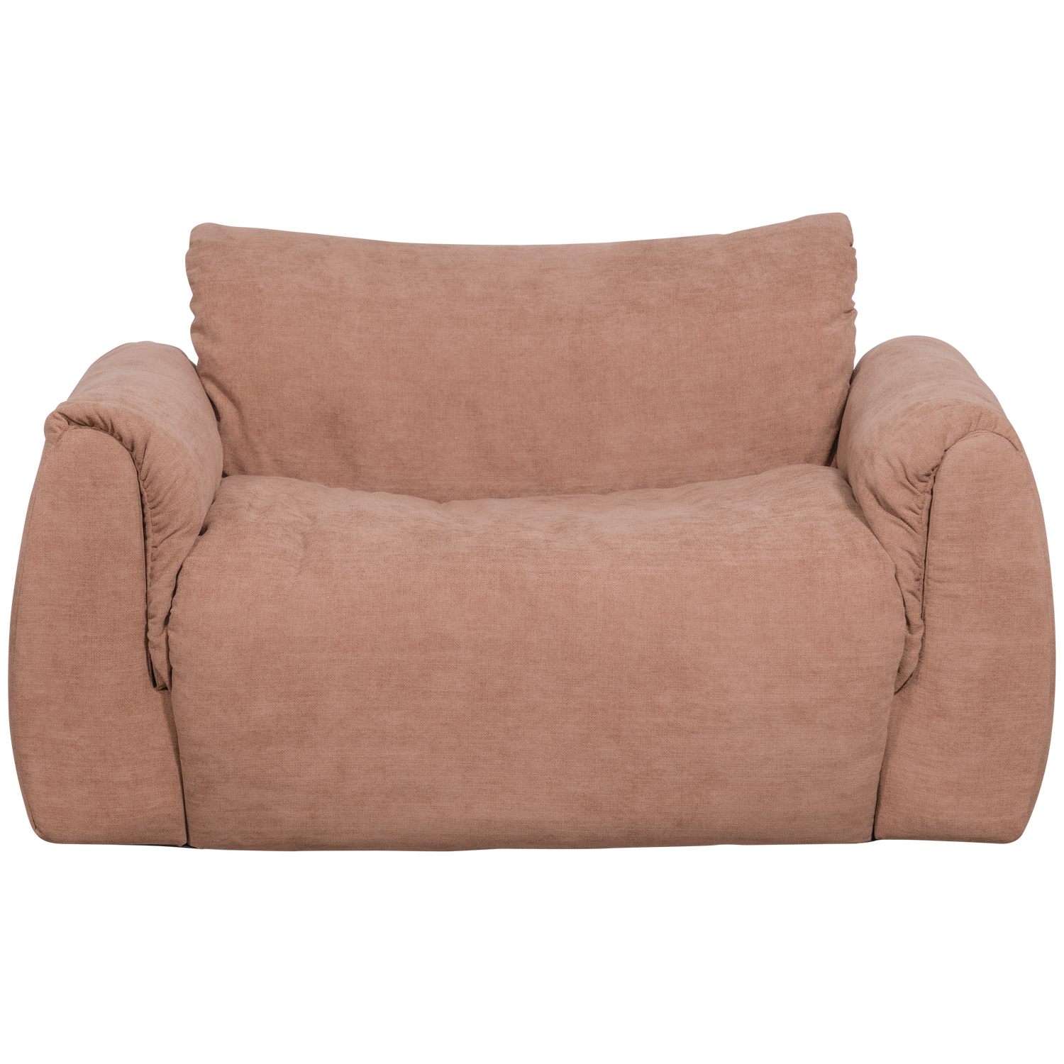 BAGGY LOVESEAT GEWEVEN CHENILLE OUD ROZE
