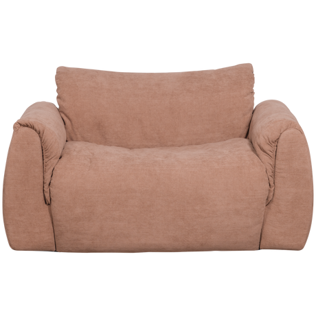 BAGGY LOVESEAT GEWEVEN CHENILLE OUD ROZE