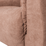 BAGGY LOVESEAT GEWEVEN CHENILLE OUD ROZE