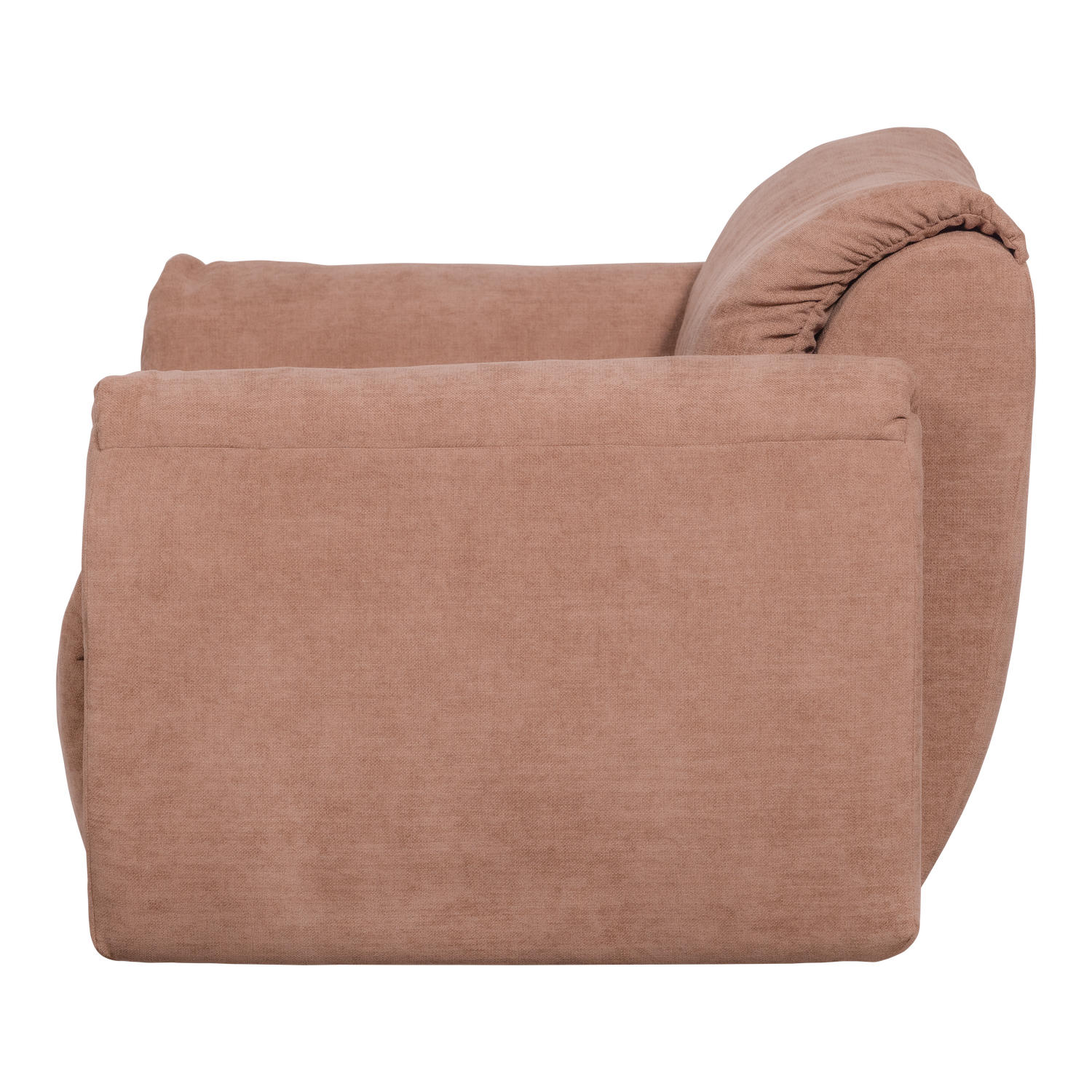 BAGGY LOVESEAT GEWEVEN CHENILLE OUD ROZE