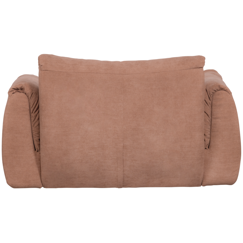 BAGGY LOVESEAT GEWEVEN CHENILLE OUD ROZE