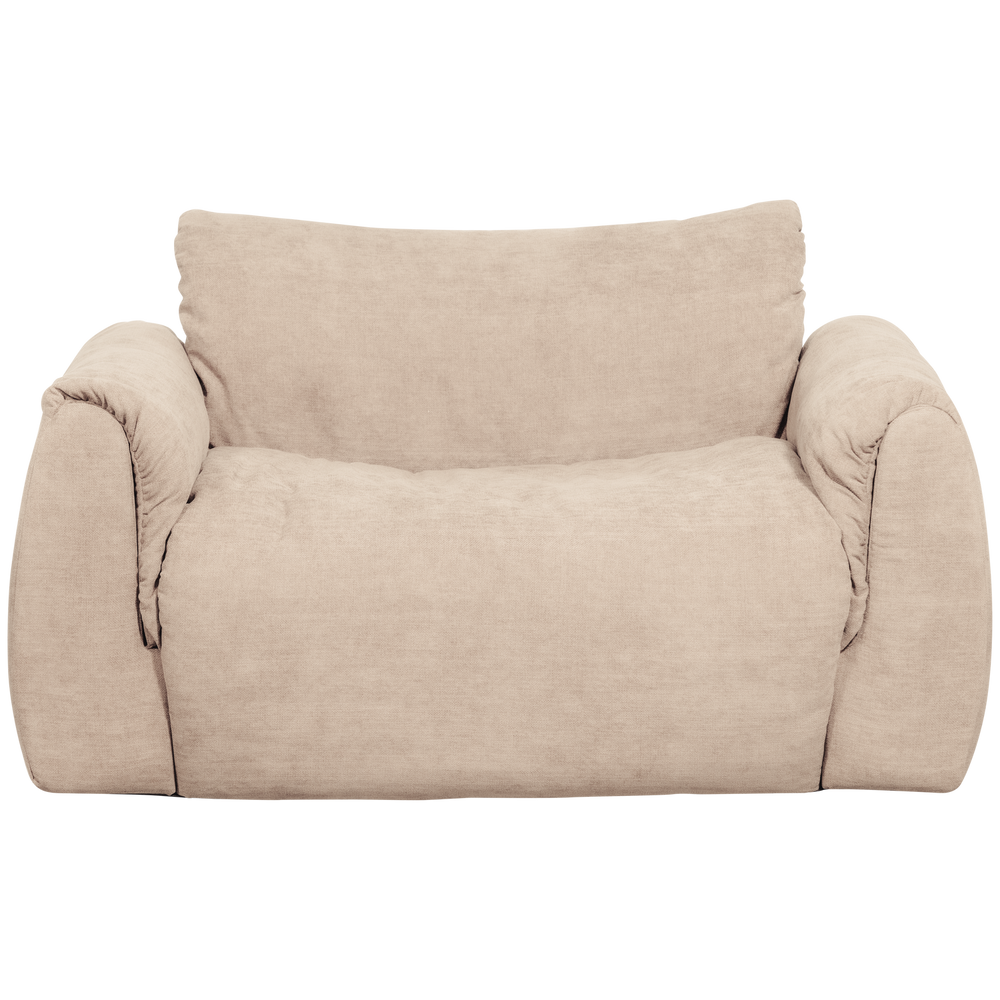 BAGGY LOVESEAT GEWEVEN CHENILLE ZAND
