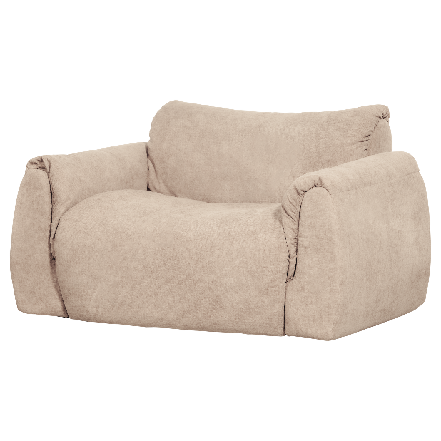 BAGGY LOVESEAT GEWEVEN CHENILLE ZAND