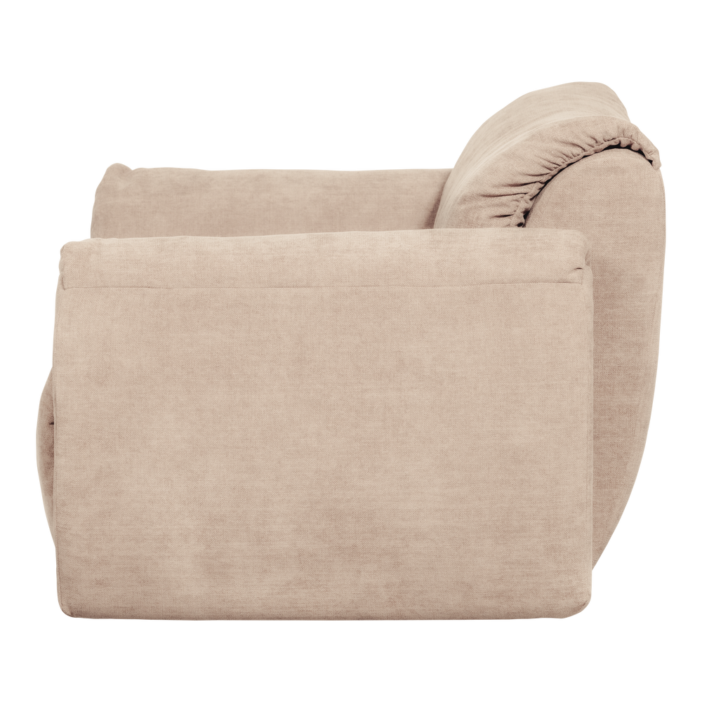 BAGGY LOVESEAT GEWEVEN CHENILLE ZAND