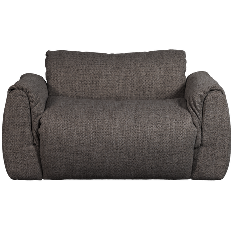 BAGGY LOVESEAT GEWEVEN STOF WARMGRIJS MELANGE