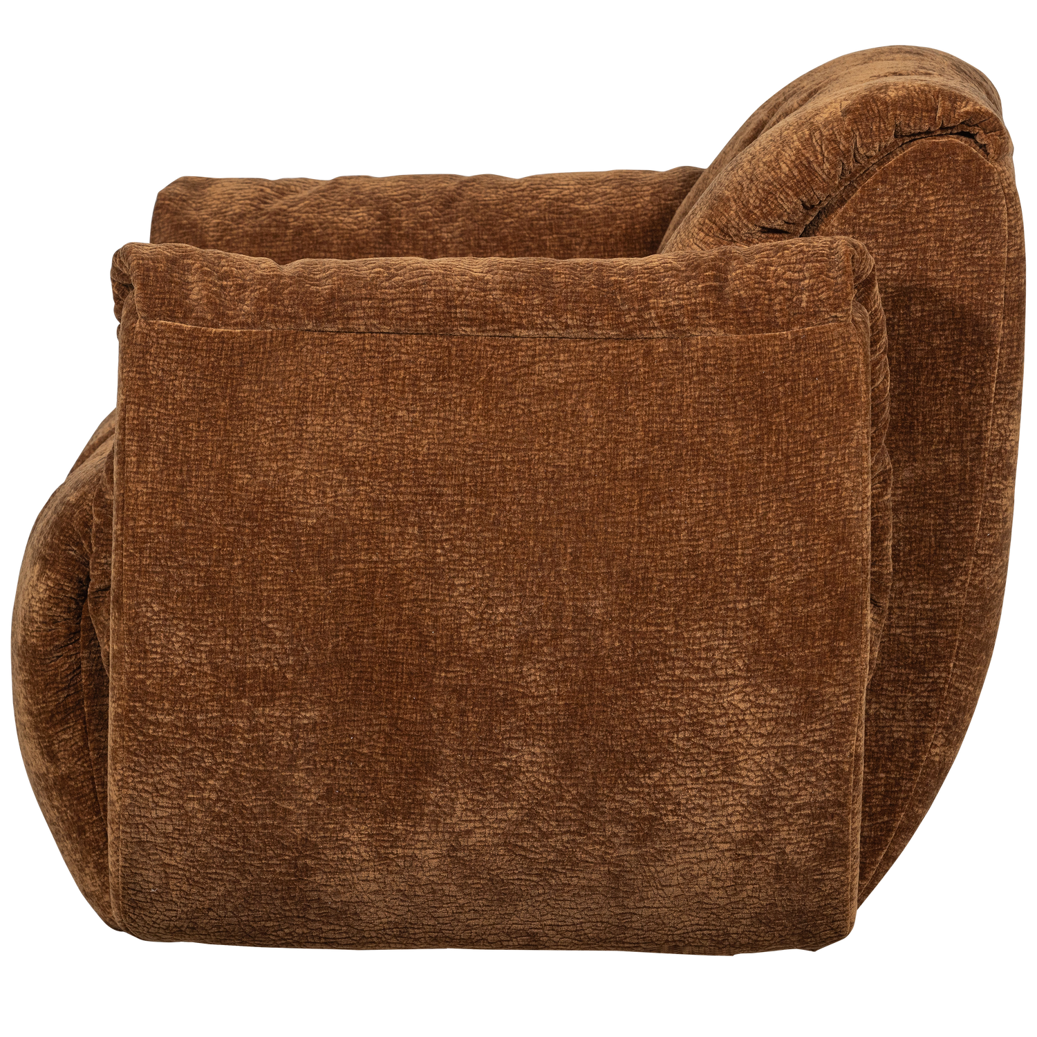 BAGGY DRAAIFAUTEUIL 3D CHENILLE MIDDENBRUIN