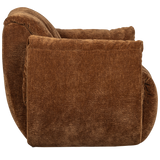 BAGGY DRAAIFAUTEUIL 3D CHENILLE MIDDENBRUIN