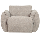 BAGGY DRAAIFAUTEUIL GEWEVEN STOF NATUREL MELANGE