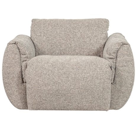 BAGGY DRAAIFAUTEUIL GEWEVEN STOF NATUREL MELANGE