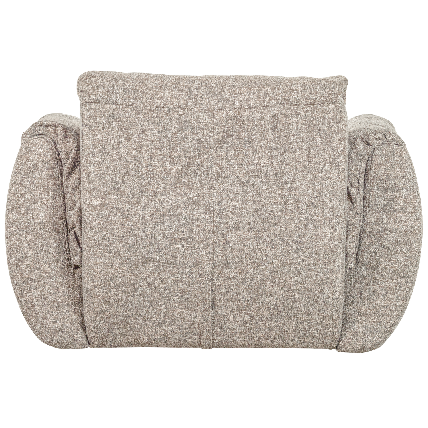 BAGGY DRAAIFAUTEUIL GEWEVEN STOF NATUREL MELANGE