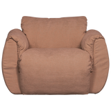 BAGGY DRAAIFAUTEUIL GEWEVEN CHENILLE OUD ROZE