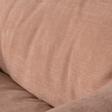 BAGGY DRAAIFAUTEUIL GEWEVEN CHENILLE OUD ROZE