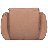 BAGGY DRAAIFAUTEUIL GEWEVEN CHENILLE OUD ROZE