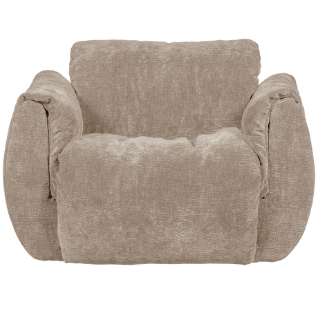 BAGGY DRAAIFAUTEUIL 3D CHENILLE ZAND