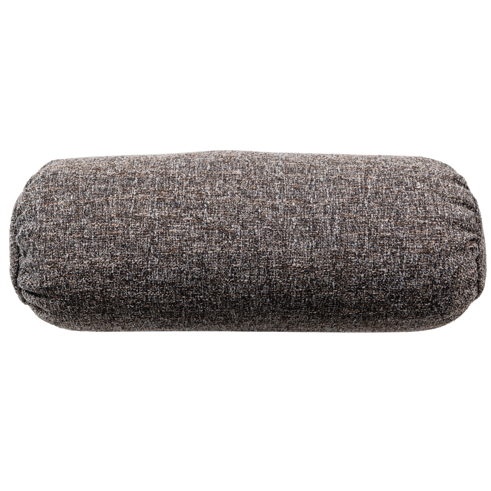 BAGGY ROLKUSSEN 50XO23 CM GEWEVEN STOF WARMGRIJS MELANGE