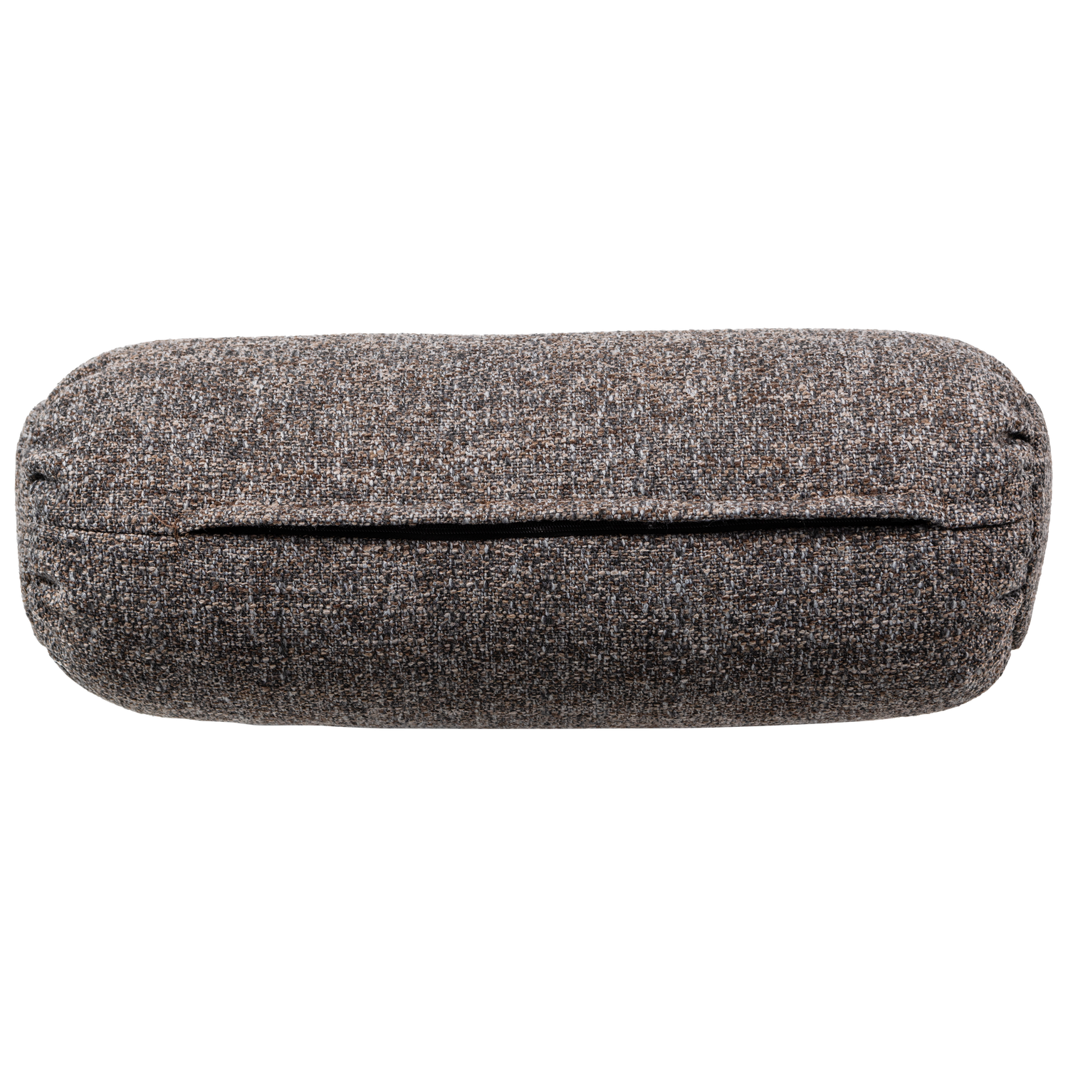 BAGGY ROLKUSSEN 50XO23 CM GEWEVEN STOF WARMGRIJS MELANGE