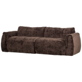 BAGGY 2-ZITS BANK 3D CHENILLE DONKERBRUIN