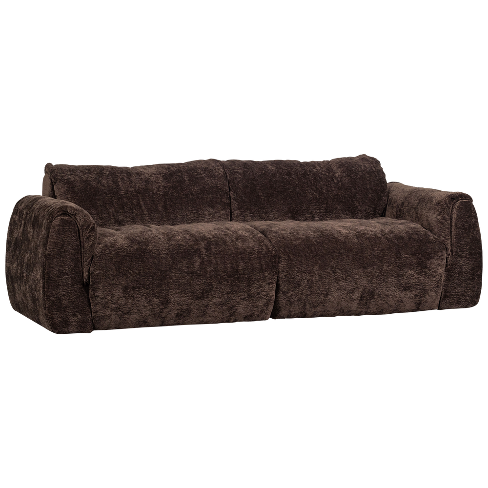 BAGGY 2-ZITS BANK 3D CHENILLE DONKERBRUIN