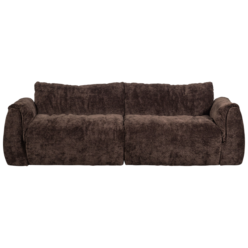 BAGGY 2-ZITS BANK 3D CHENILLE DONKERBRUIN