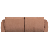 BAGGY 2-ZITS BANK GEWEVEN CHENILLE OUD ROZE