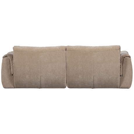 BAGGY 2-ZITS BANK 3D CHENILLE ZAND